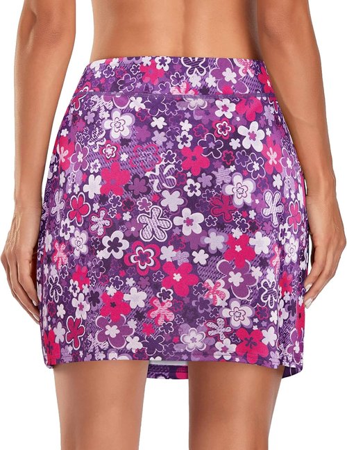 Kimmery Women's Tennis Skorts - Athletic Golf Skirts with Pocket | Sizes M-3XL