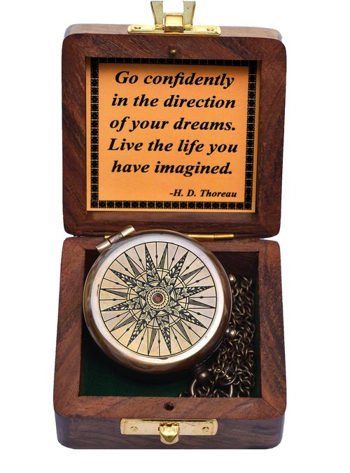 Success Chaser Compass -Unique Gifts for Men - Graduation Gift for Him -Best Graduation Gift Ideas for Son from Mom, Dad - Boyfriend, Grandson- Birthdays Gift -2025 Graduation Gift for College- Gifts