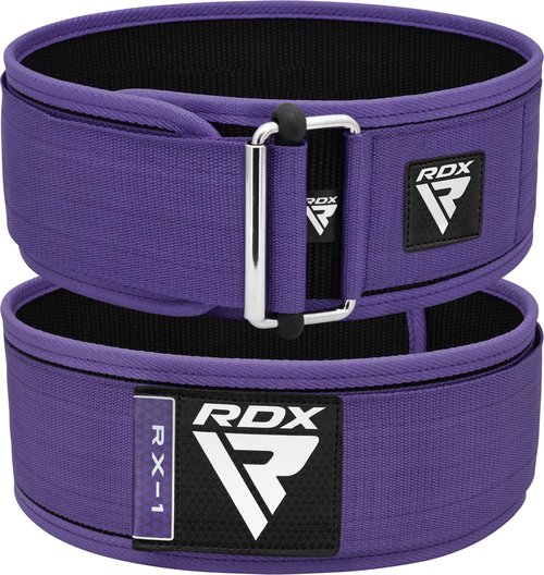 RDX Women Weight Lifting Belt 4” Adjustable Back Lumbar Support Bodybuilding, Powerlifting Strength Training Core Exercise Fitness Workout Squats Deadlifts,Ladies Home Gym Equipment
