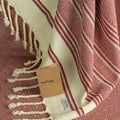 Your Choice Turkish Beach Towel - 100% Cotton, Sand-Free, Quick-Dry, Oversized 71x41 in Red