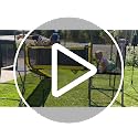 Hapfan Backyard Swing Set with Slide, Crawl Tunnel & Monkey Bars - Green & Brown
