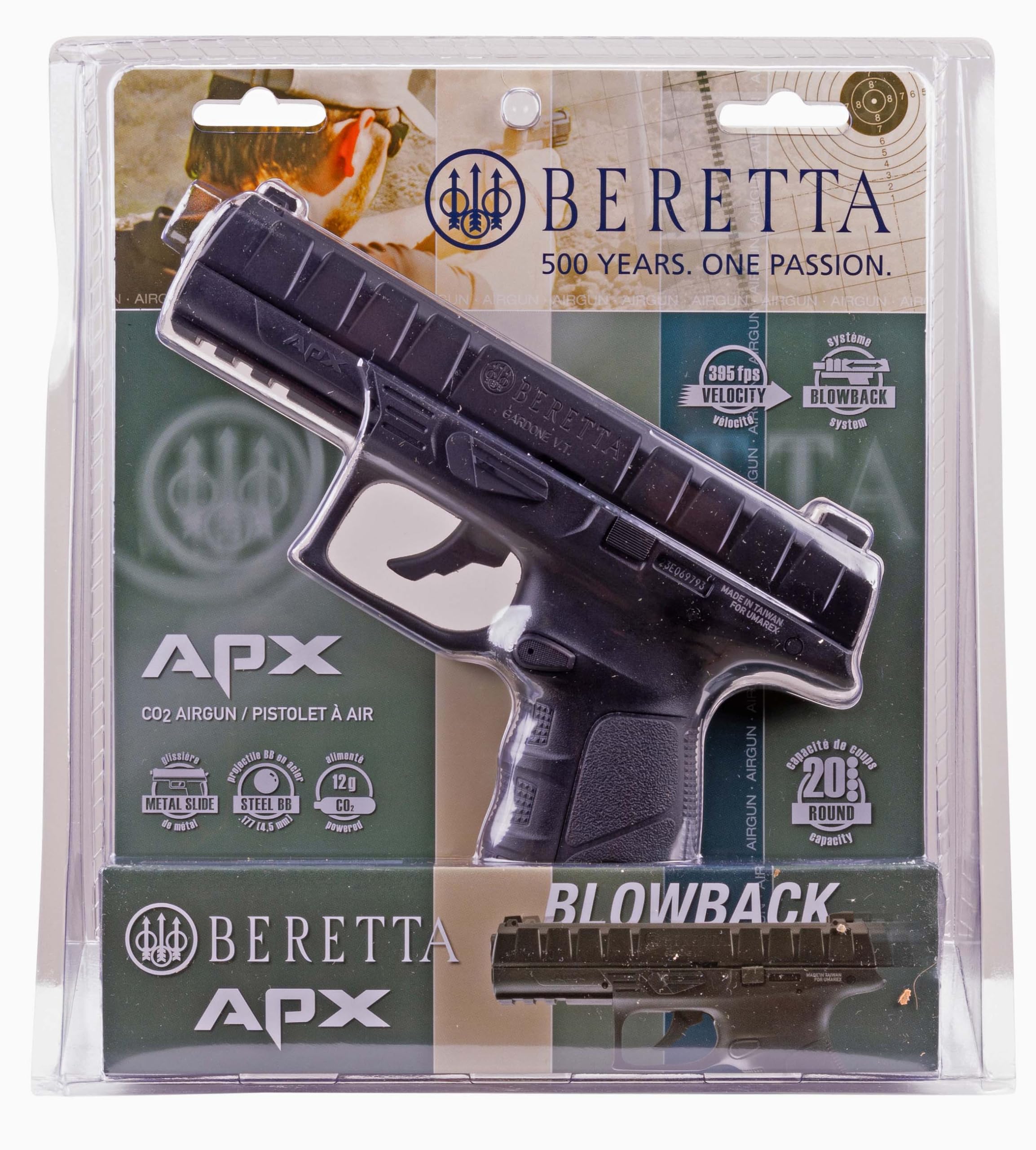 Umarex Beretta APX .177 Caliber BB Gun Air Pistol, , Black