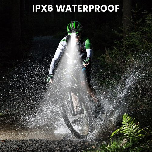Kmivo Headlamp Rechargeable 99,000LM Super Bright, 2pack LED Head Lamp with 3 Modes, 90°Adjustable Head Lights for Forehead, IPX6 Waterproof HeadLamps for Camping Hiking (2)
