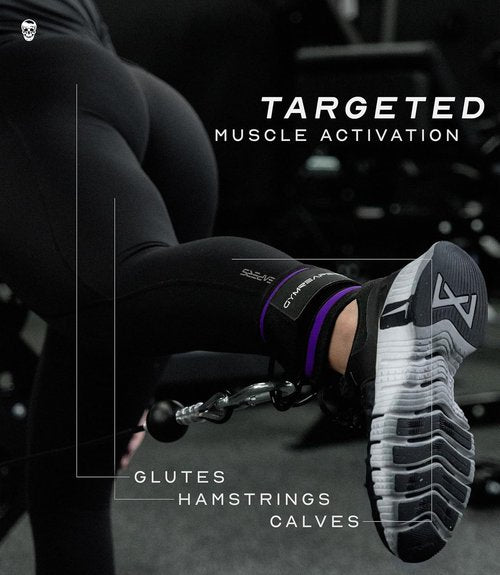Gymreapers Ankle Straps for Cable Machine | Adjustable Neoprene Leg Straps for Glute Workouts
