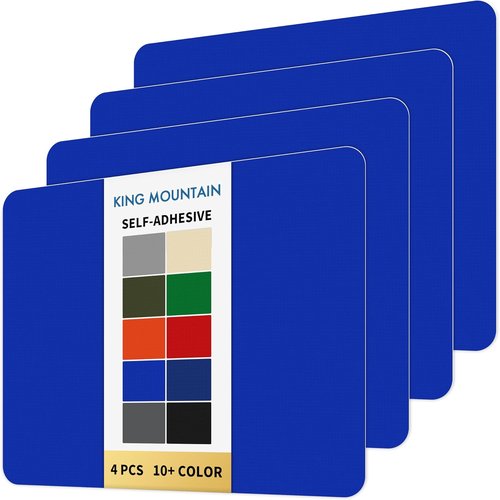 KING MOUNTAIN Nylon Fabric Repair Patch - Waterproof 9x11 Inches Kit for Quick Outdoor Gear Fixes | 4 Pcs (Blue)