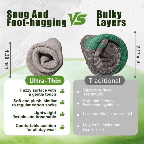 RANDY SUN Waterproof Running Socks Low Cut – Lightweight Cushion, Breathable Juncao Lining for Runners 1 pair Grey,M