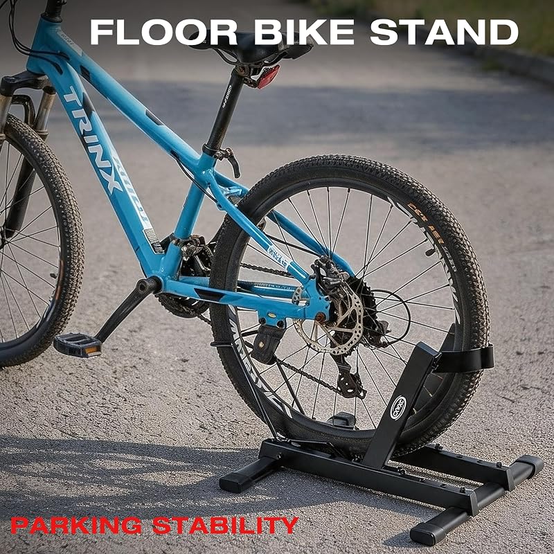 Floor Bicycle Stand for 20"-29" Bikes, 38kg Capacity – Freestanding Bike Rack