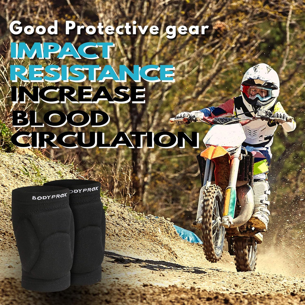 Bodyprox Volleyball Knee Pads - Unisex Youth Protection for Ages 8-13 | 1 Pair