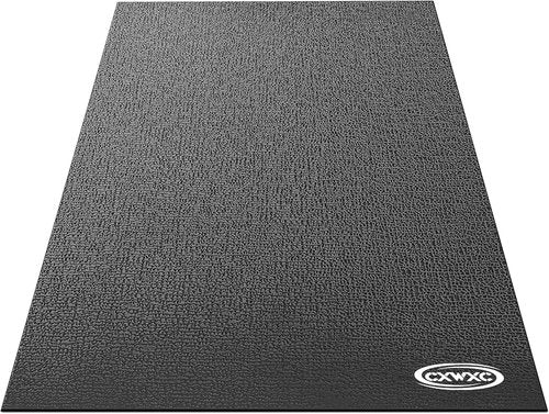 CXWXC Bike Trainer Floor Mat - Durable PVC Foam for Indoor Cycling | Ideal for Peloton & Spin Bikes