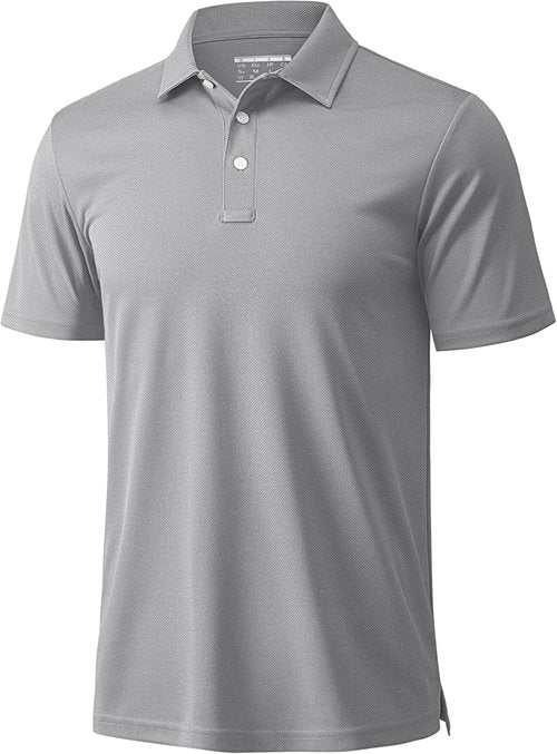 MAGCOMSEN Men's Polo Shirt - Quick Dry Casual Short Sleeve Golf T-Shirt | Outdoor Performance Jersey