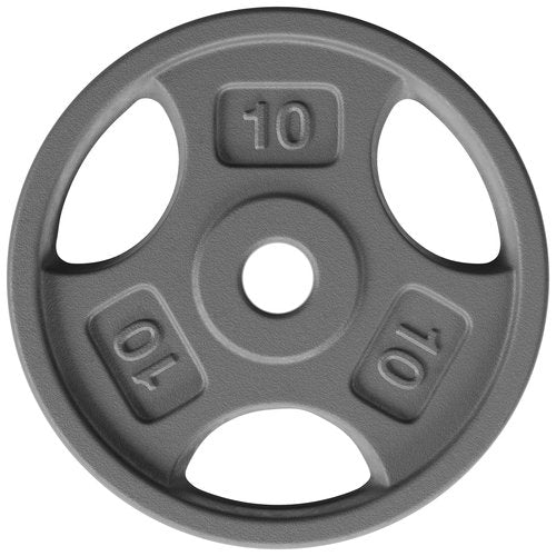 Yes4All 1 Inch Grip Cast Iron Weight Plates for Dumbbells – Standard Weight Plates - 10lb - Single