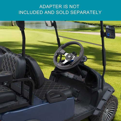 WEKANI Golf Cart Steering wheel for EZGO YAMAHA and Club Car Precedent Most Golf carts Black