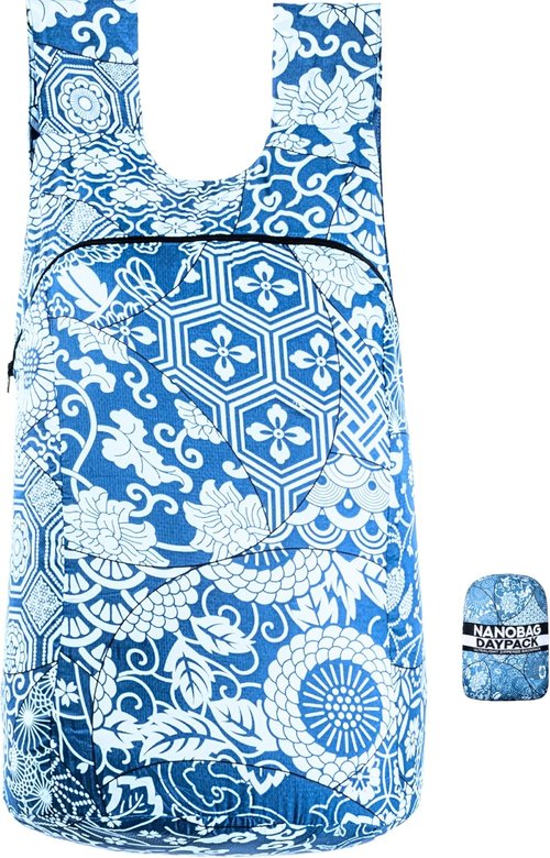 Nanobag Daypack - Ultralight 16L Foldable Backpack for Travel & Hiking | Reusable & Packable Design