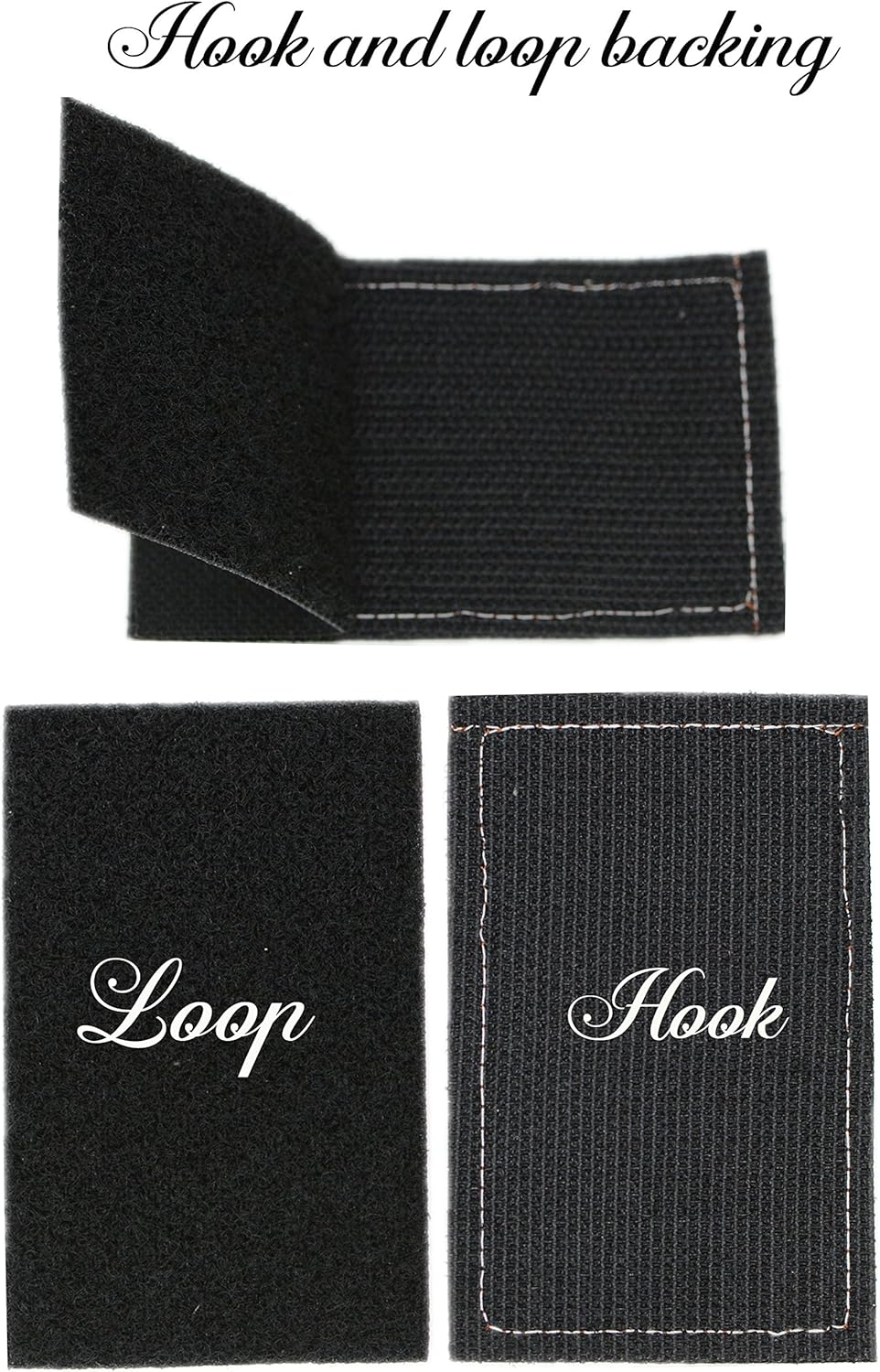 Prohouse Tactical USA Flag Patch Set - Black & Gray Military Emblems (2 Pieces)