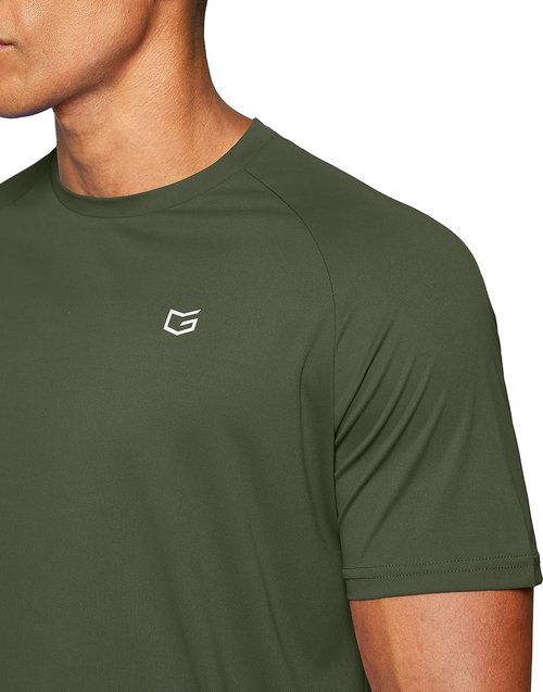 G Gradual Men's Quick Dry Workout T-Shirt - Lightweight Cooling Short Sleeve Tee for Gym & Outdoor Activities