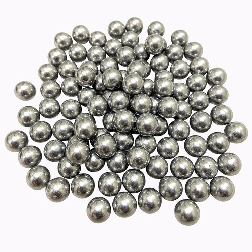 Caliber .43 Aluminum Balls by T4E - Durable Self Defense & Target Practice Paintballs | 100 Count, Silver