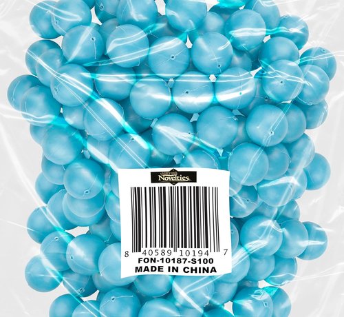 Fairly Odd Novelties Mini Ping Pong Balls - 3/4" Round Beer Pong Balls | 100 Pack, Blue
