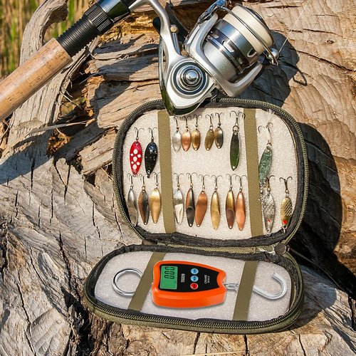Digital Crane Scale by [Brand Name] - 300kg/660lbs Capacity | LED Handheld Mini Scale for Garage, Farm & Fishing