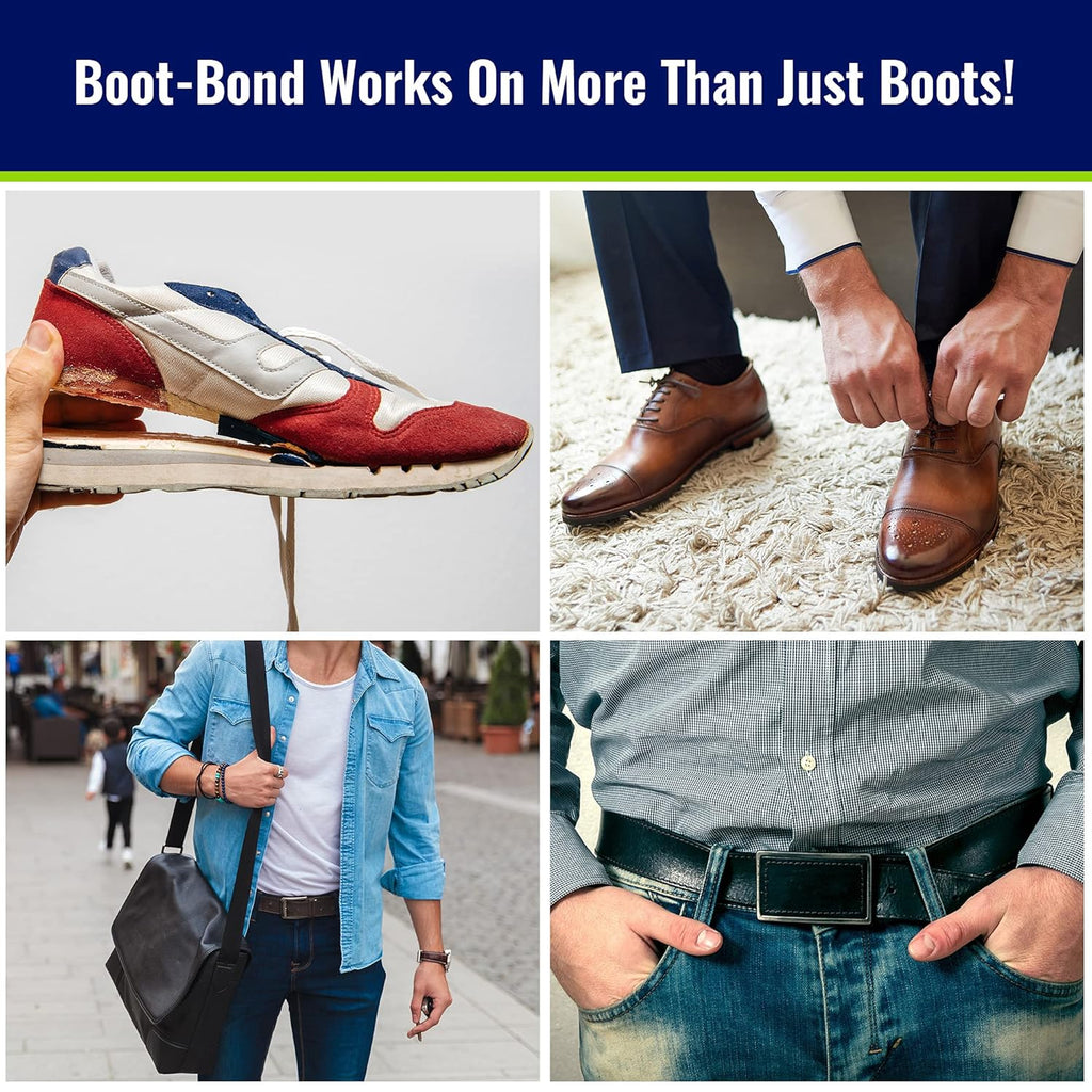 Skiennix Boot Glue - Quick Dry Waterproof Repair Formula for Shoes & Boots - Flexible Seal for Heels