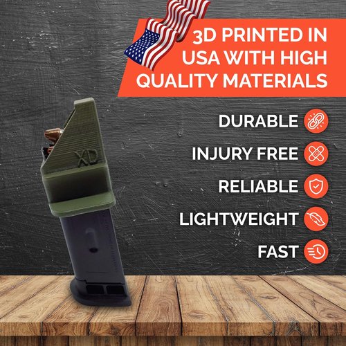 EZMAGLOADER Magazine Loader for Springfield XD & Hellcat 9mm | Easy Pain-Free Loading & Comfortable Grip