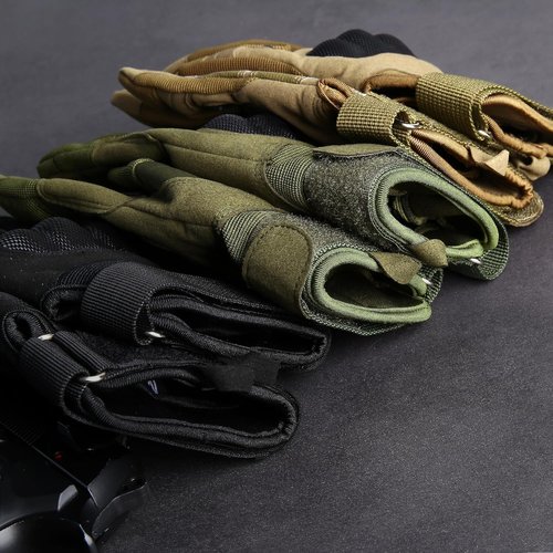 Motorcycle Tactical Gloves for Men - Touchscreen, Hard Shell & Palm Padding for Airsoft Paintball Hunting Hiking Camping Climbing Sports Cycling Gloves