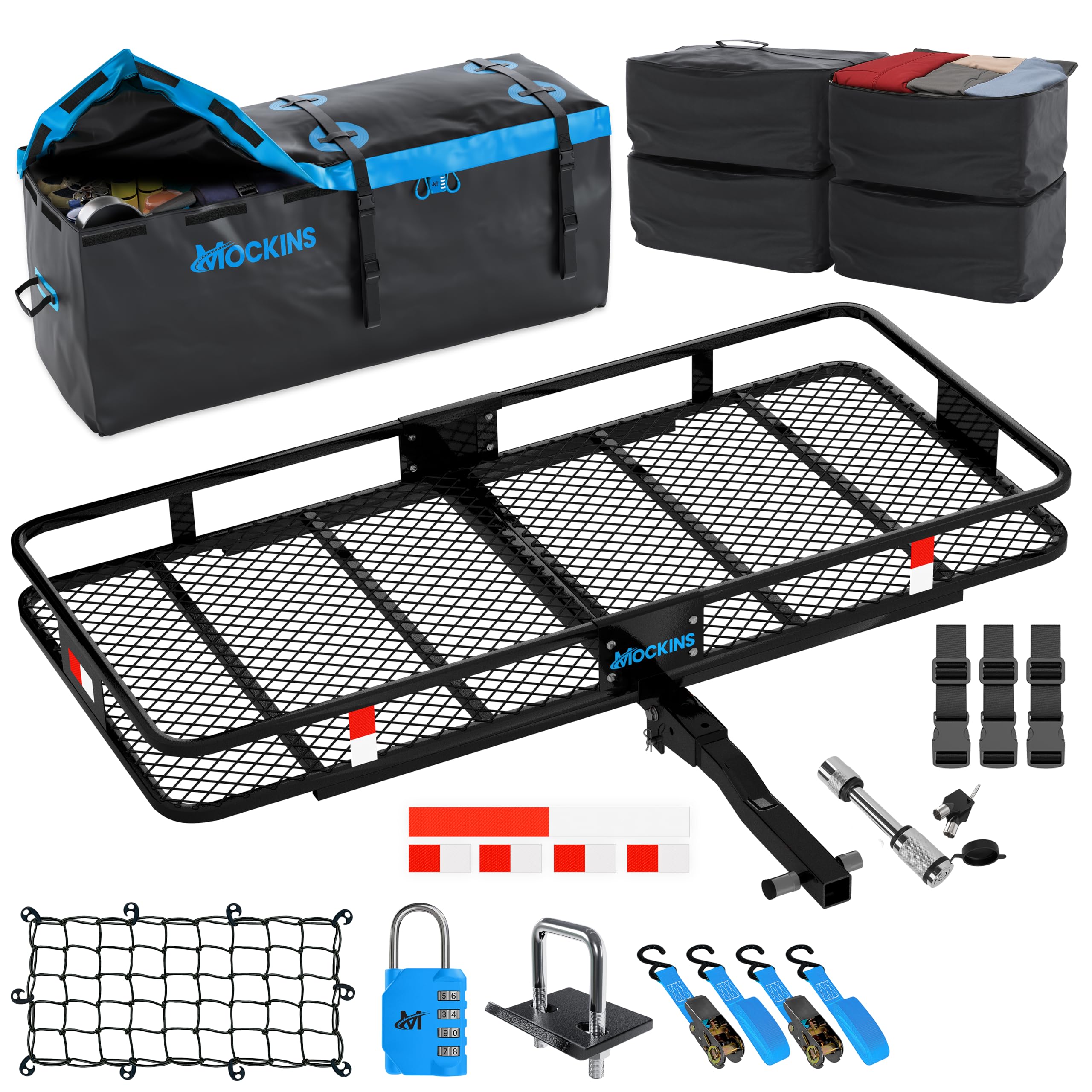 Mockins 500 Lbs. Capacity Folding Luggage Rack for SUV Car Truck & RV