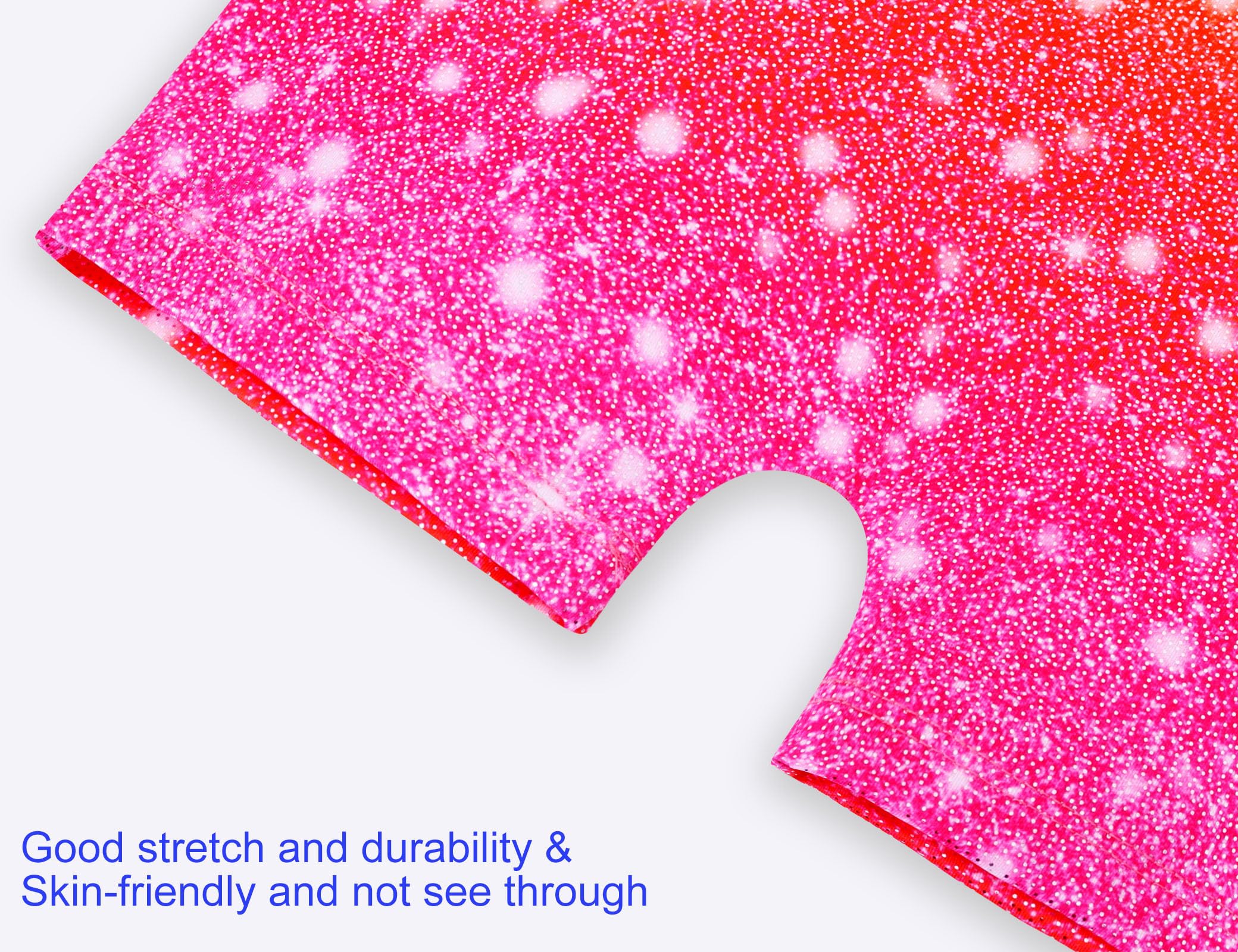 Domusgo Leotards for Girls Gymnastics Size 5-6 Years Old Sparkle Red Rose One Piece Athletic Unitards Sports Tumble Bodysuits