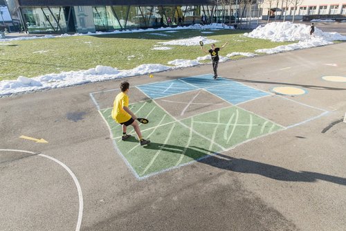 Street Racket 24 Player Racket Set - The Most Versatile, Fun and Easy Racket Game for in- and Outdoors - Free APP Included, Black/Yellow