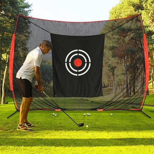 KAIDIDA Golf Target Cloth Hitting- 6 X 5 FT White Fast Setup Sturdy Practice Trainers Basement Yard for Golfers Adults Players Teens Gifts