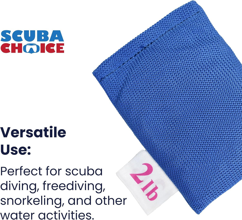 Scuba Choice Soft Mesh Shot Weights - Durable & Adjustable for Buoyancy Control | Perfect for Scuba Diving & Spearfishing