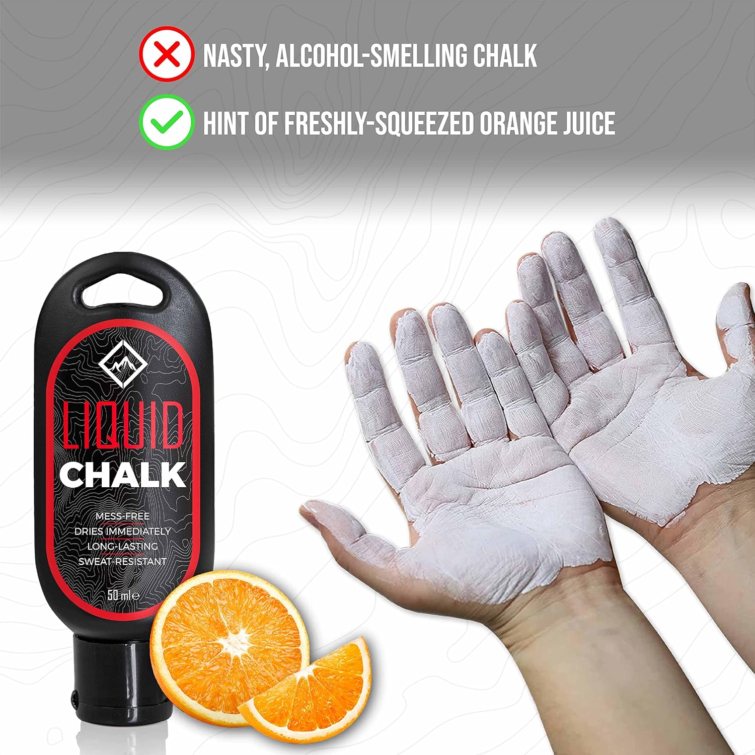 SURVIVOR Liquid Chalk - Ultimate Grip for Rock Climbing & Weightlifting - Ideal for Gymnastics & Training