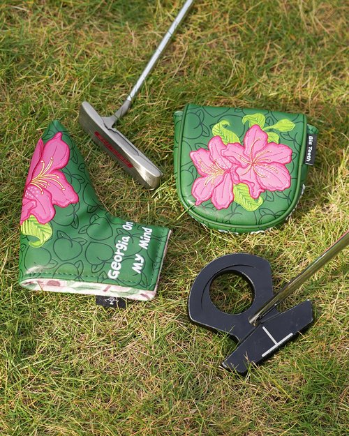 Big Teeth Golf Putter Cover Blade “Georgia On My Mind” Masters Theme Putter Cover Blade Magnetic