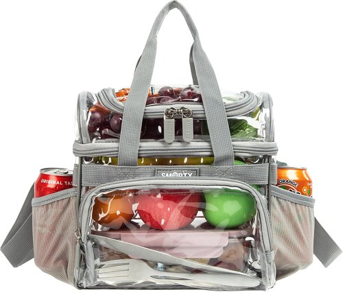 J.CARP Clear Backpack - Heavy-Duty Transparent Design for Easy Visibility | Ideal for Events