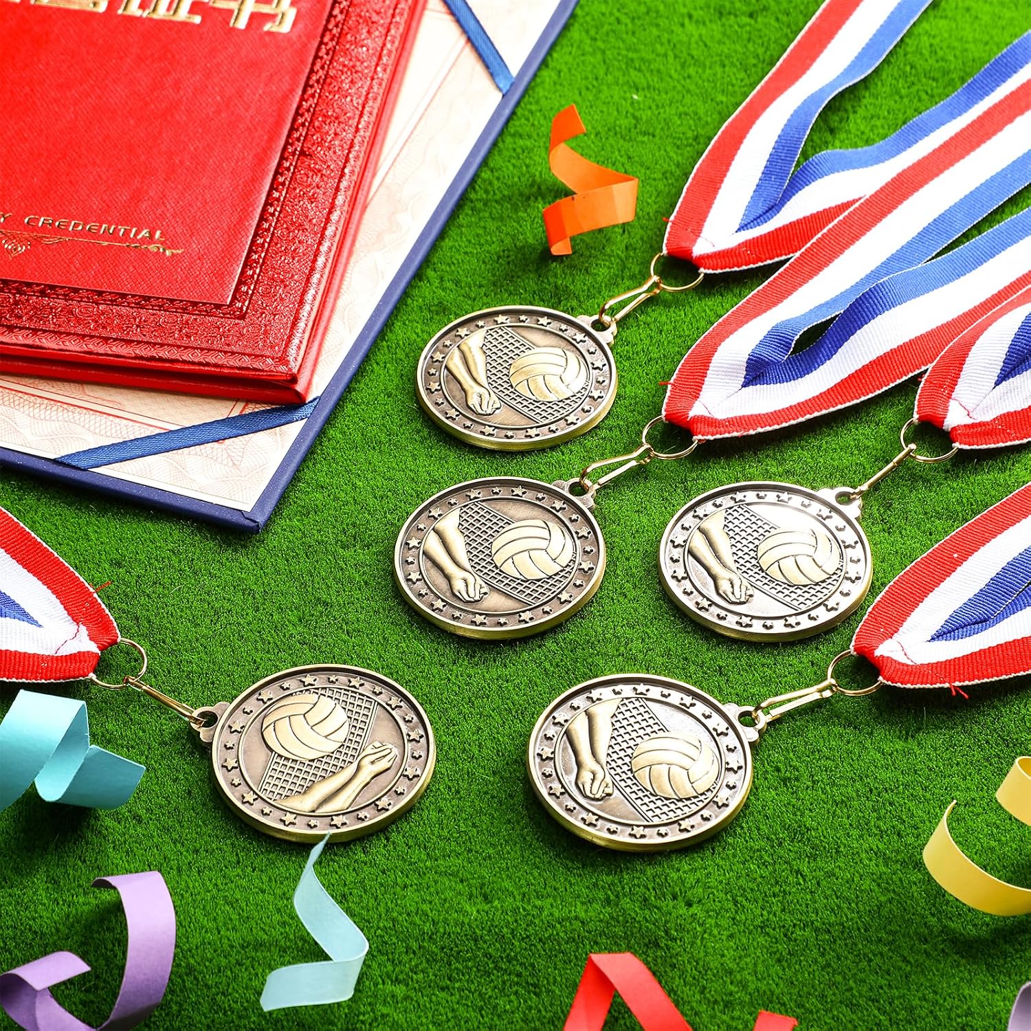 Remuuly Gold Medals - 30 Pcs Bulk Sports Awards for Basketball, Soccer, Baseball & More | 2'' Size