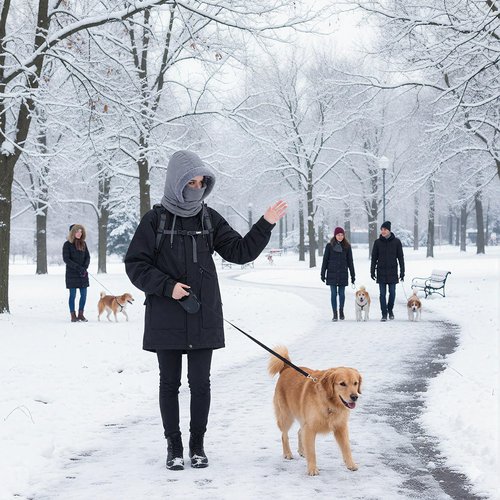 HUAMULAN Women Winter Hooded Scarf Hats Waterproof One Piece Balaclavas Men Slouchy Fleece Face Shield Mask Warm Earmuff Ski Snow Hat Cold Weather Waterproof