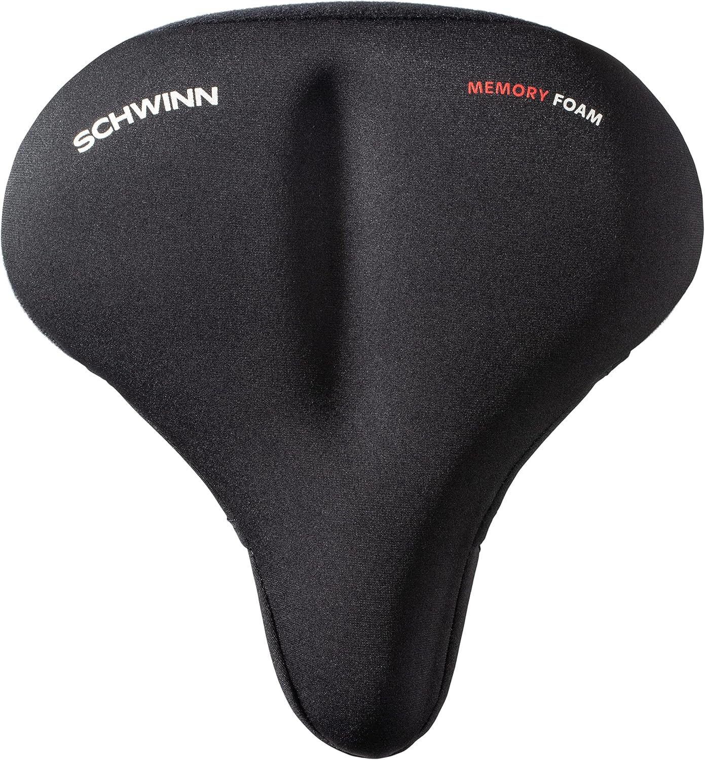 Schwinn Bike Seat Cover - Memory Foam Saddle Cover for Extra Comfort | Weather-Resistant, Dual Strap Design
