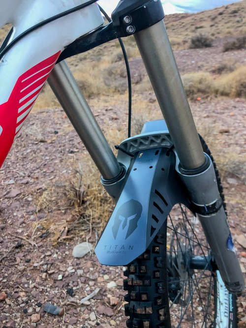 Mountain Bike Fender Mud Guard, Fits 26", 27.5", 29", Bike Fender, MTB Mud Guard, Bike Splash Guard, Kid Bike Fender, Dirt Jump Bike Guard (TitanSignature)