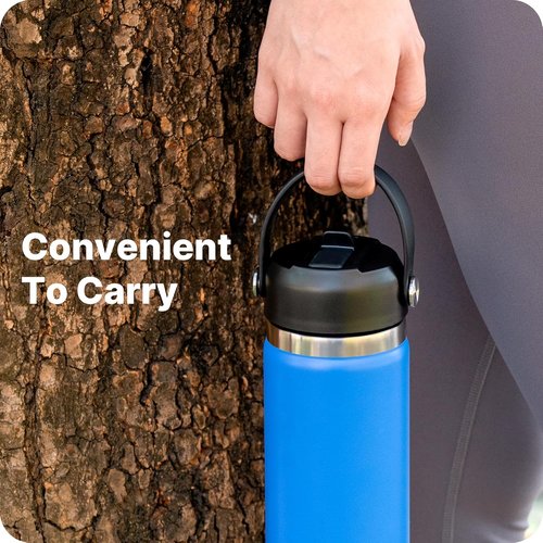 Hydro Flask Straw Lid - BPA-Free Replacement Cap for 12-64oz Wide Mouth Water Bottles