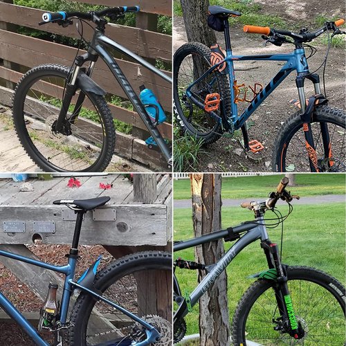 FIFTY-FIFTY 2-Pack Mountain Bike Fender, MTB Mudguard, Front and Rear Compatible Bicycle Mudguard, Fits 26", 27.5", 29", Plus Size and Fat Bike Wheel Sizes (Black)