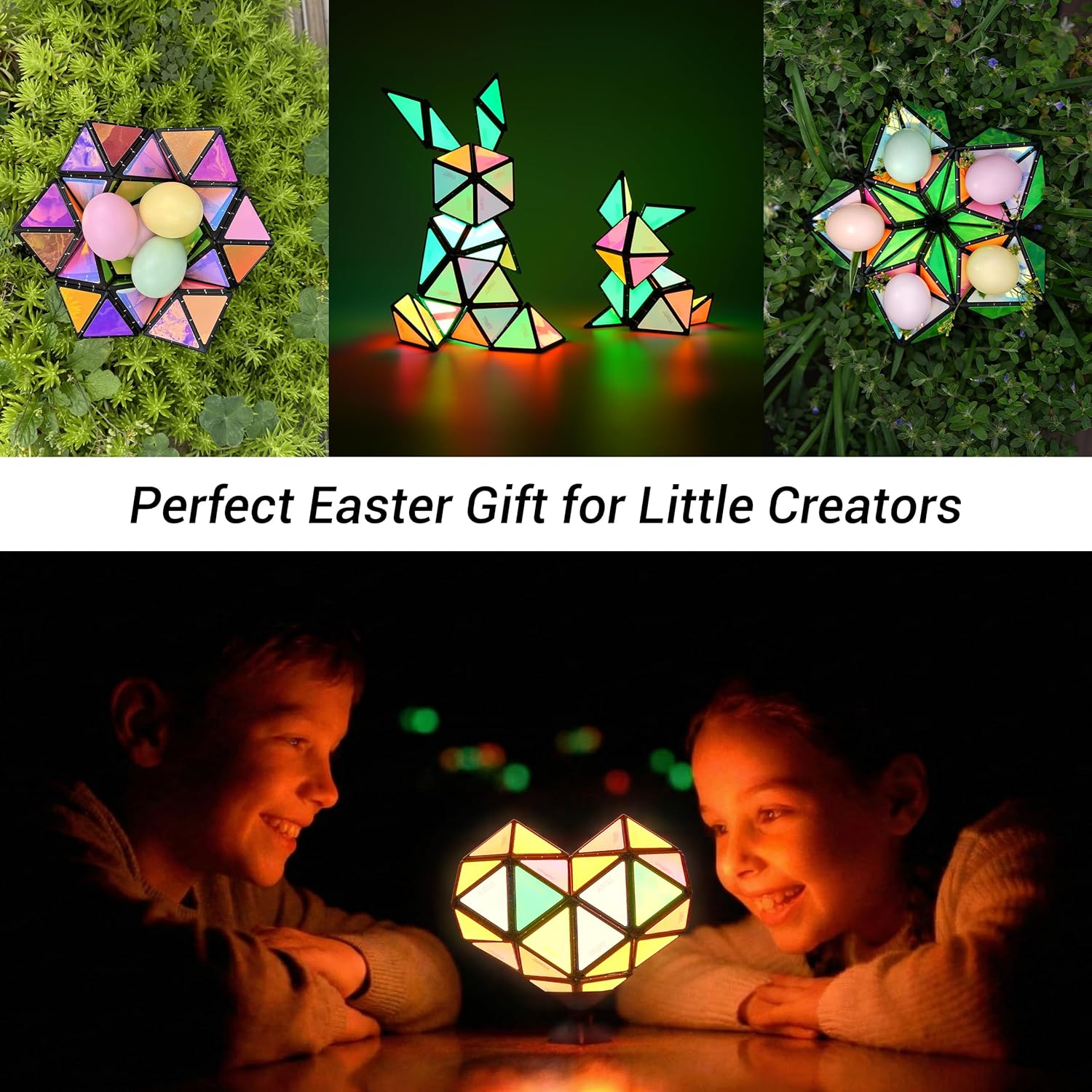 TOSY Magnet Pyramid Fidget Cube - Transforms into 1 Billion Shapes, Holographic Design | Perfect Gift for All Occasions