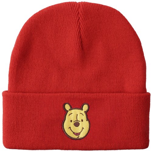Bioworld Winnie The Pooh Embroidery Acrylic Knit Cuff Beanie