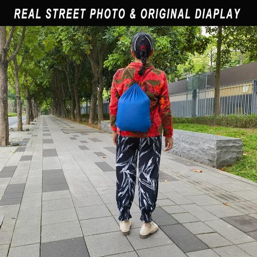 CAIHONG Drawstring Bags - 100 Pack Cinch Sack Backpack for Gym | 20 Vibrant Colors Available