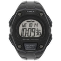 Timex Men's Ironman Triathlon Classic 30 Oversized 45mm Watch – Black Case & Top Ring with Black Resin Strap