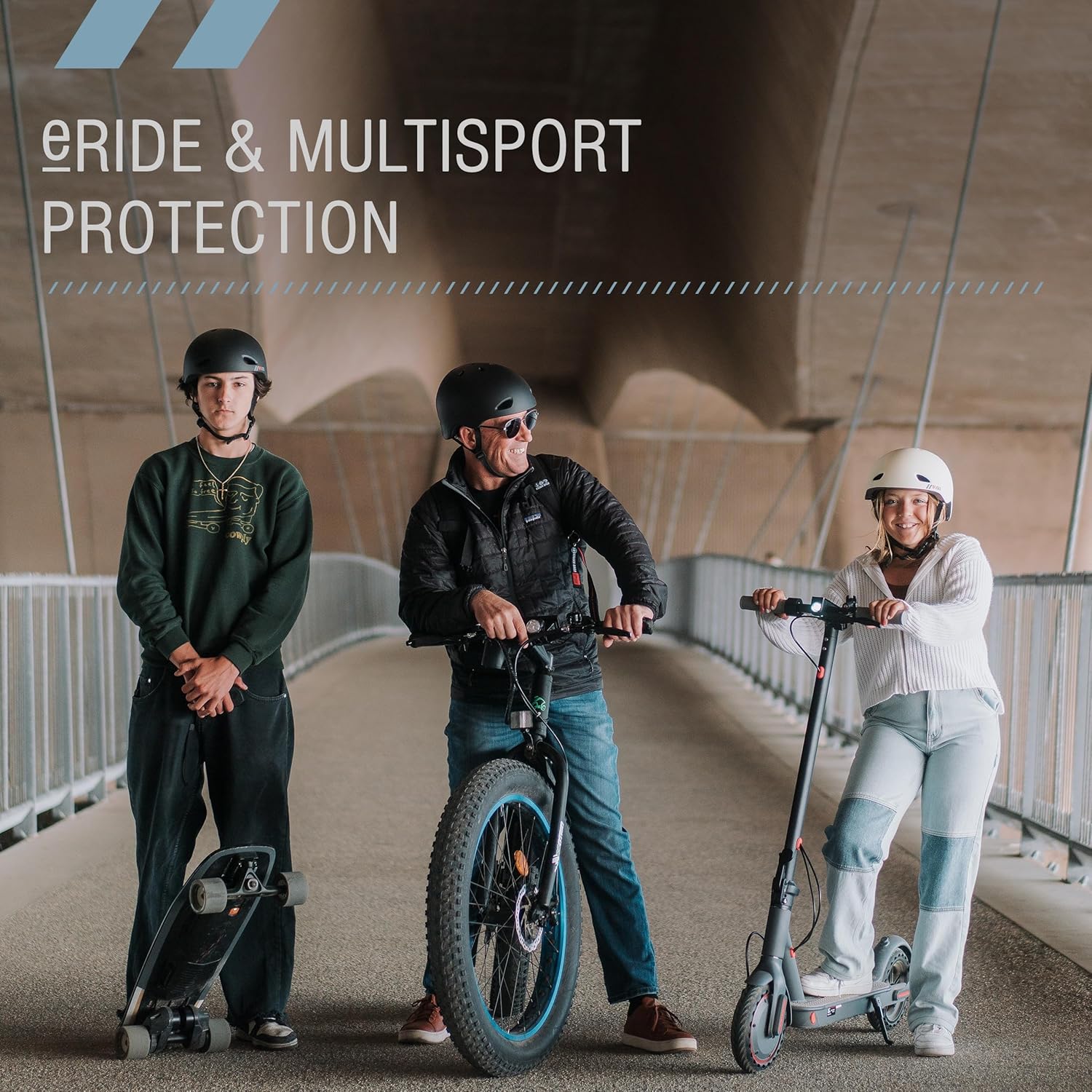 80SIX E-Ride Helmet - Adjustable LED Light Bike Helmet for Youth & Adults | Perfect for E-Biking, Skateboarding & Outdoor Sports