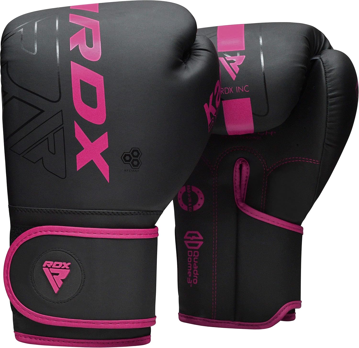 RDX Boxing Gloves - Pro Training & Sparring | Maya Hide Leather for Muay Thai & MMA | Ventilated Palm, 8-18 Oz Options