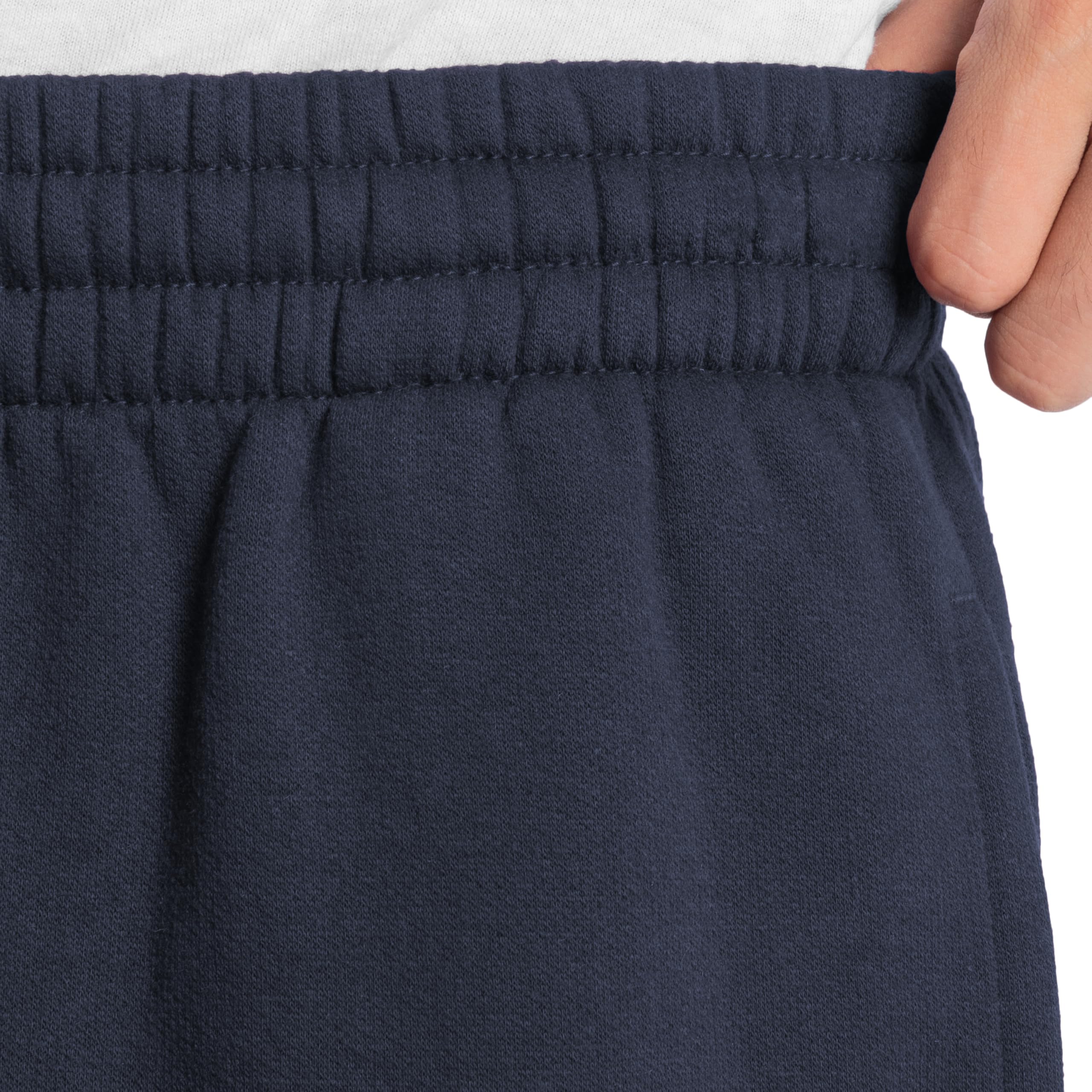 Fruit of the Loom Men's Eversoft Fleece Joggers, Moisture Wicking & Breathable, Navy, XX-Large