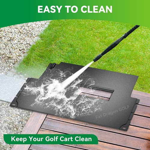 Panglong Precedent Golf Cart Full Coverage Liner Floor Mat, Club Car Precedent & Tempo Floor Mat Suitable for Club Car Precedent 2004-UP and 2018-UP Tempo, OEM #102504801, 102504802, 103926401