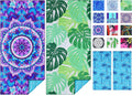 TwoYek Microfiber Beach Towels - Lightweight & Quick-Dry | Oversized 71x32 Sand-Free Travel Essentials