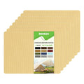 Besezx Canvas Repair Patch - Waterproof Self-Adhesive Fabric Tape | 8PCS, 7.87x5.9 Inches, Beige Yellow