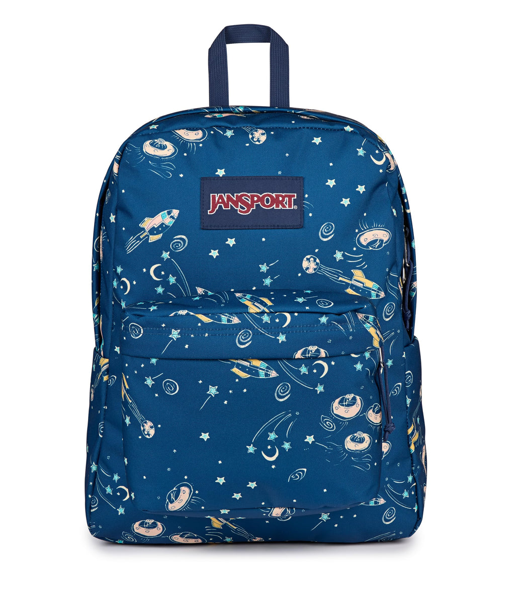 JanSport SuperBreak One Backpack - Durable, Lightweight Bag with 1 Main Compartment, Front Utility Pocket with Built-in Organizer, Premium Backpack, Vortex Voyage